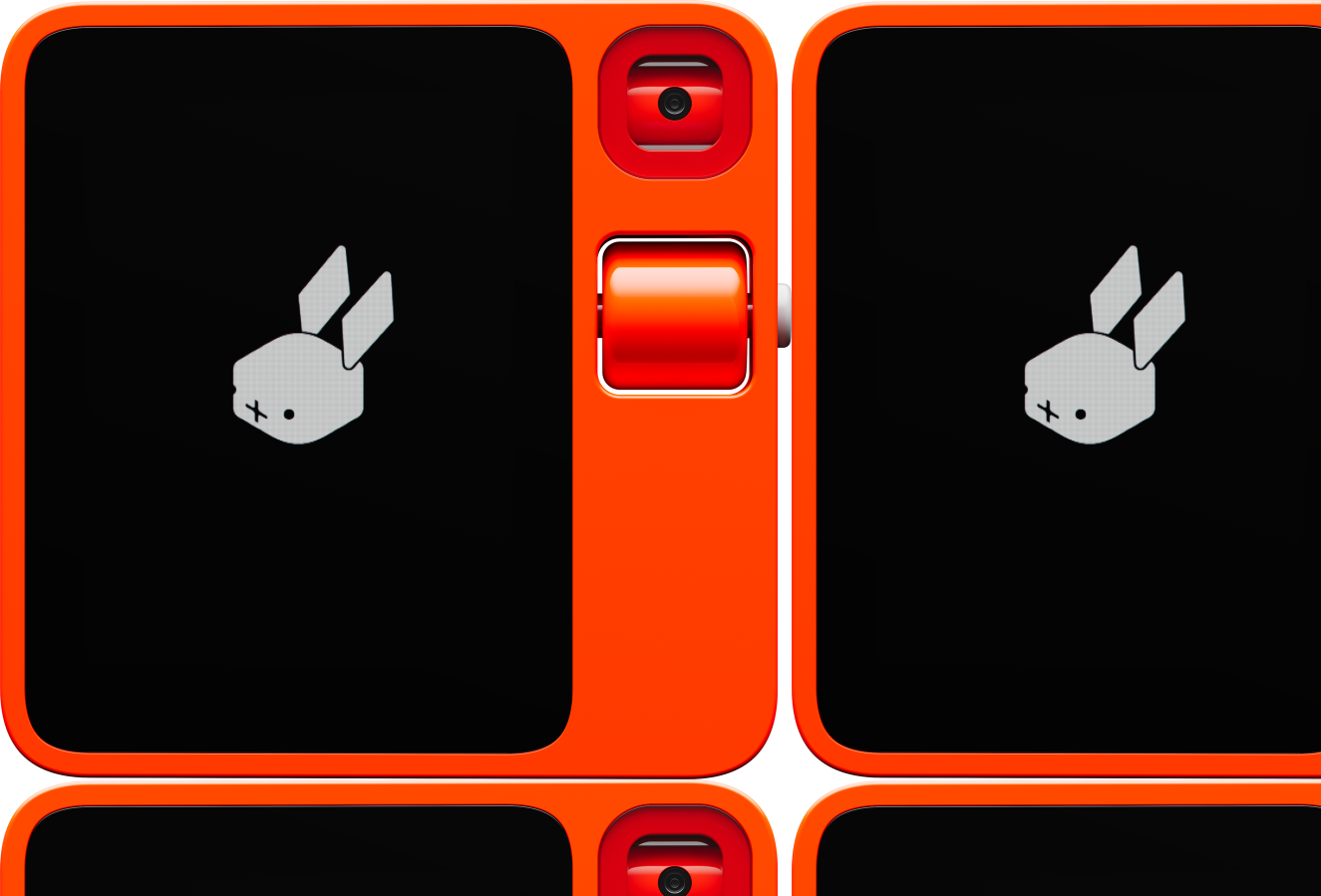 Rabbit의 R1 하드웨어 장치 프로모션 이미지